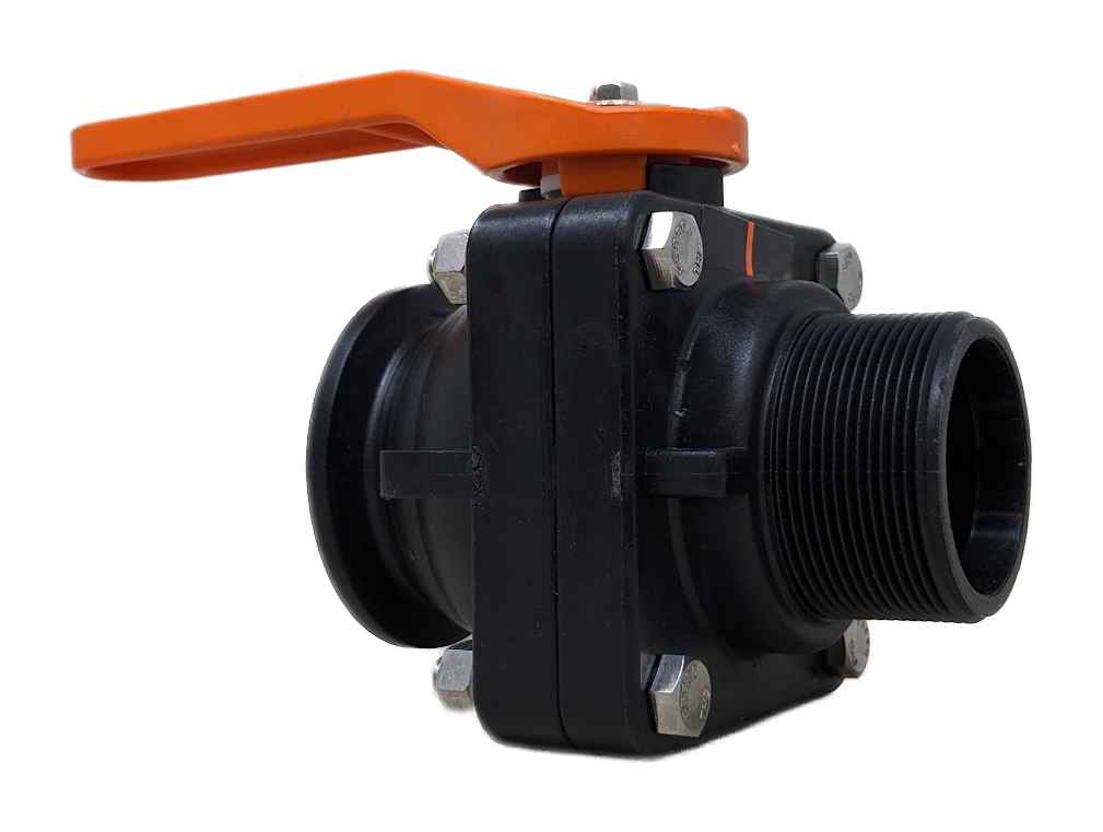MVSMT220FP-TM - BALL VALVE SHORT SERIES FULL PORT 2" FLANGE X 2" MALE NPT