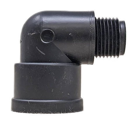 SE1234P-TM STREET ELBOW 1/2" MALE NPT X 3/4" FEMALE NPT