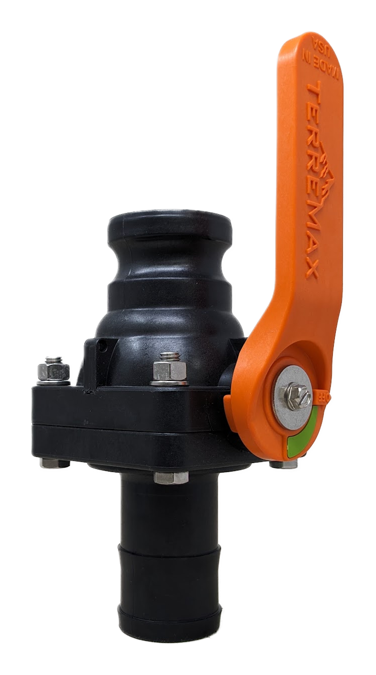 VSFHB204FP-TM - BALL VALVE SHORT SERIES FULL PORT 2" MALE ADAPTER X 2" HOSE BARB