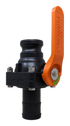 VSFHB204FP-TM - BALL VALVE SHORT SERIES FULL PORT 2" MALE ADAPTER X 2" HOSE BARB