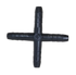 X14P-TM CROSS 1/4" HOSE BARBS