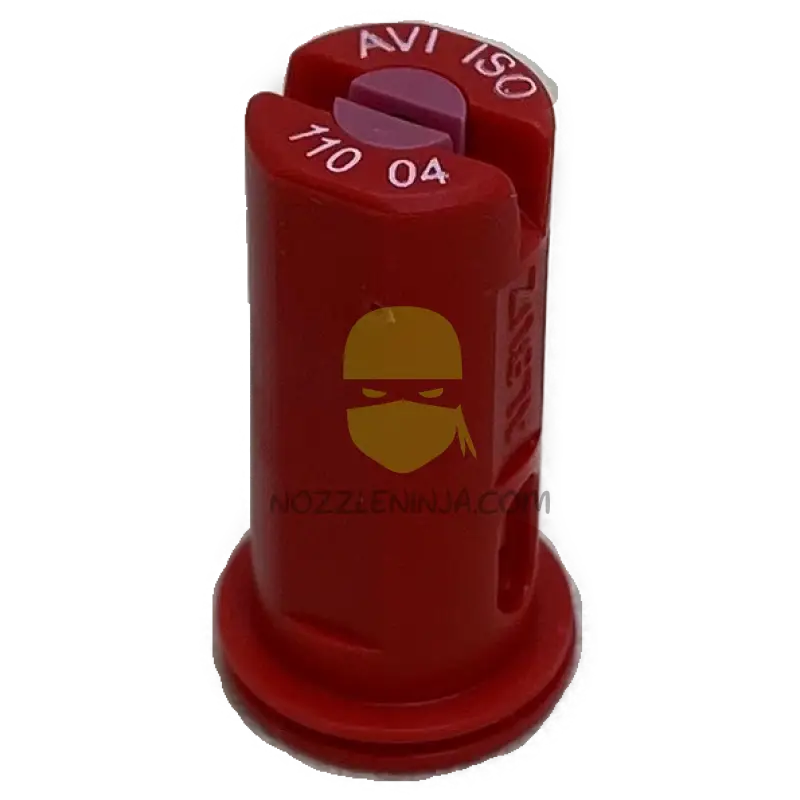 Albuz AVI110 Ceramic Nozzles Red 0.4gpm Nozzle Broadcast