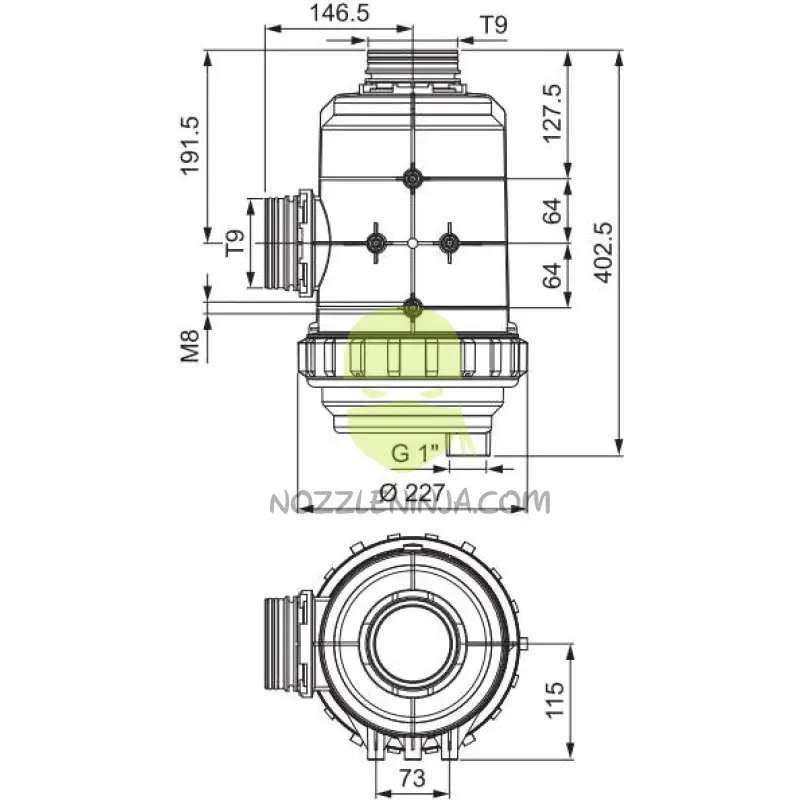 Arag Suction Filter T9 32 Mesh Strainer