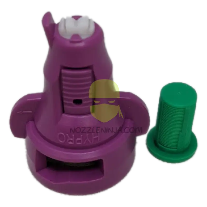 Asymetric Twin Fan Ultra Low Drift Ceramic Purple 0.25 Gpm Nozzle Broadcast