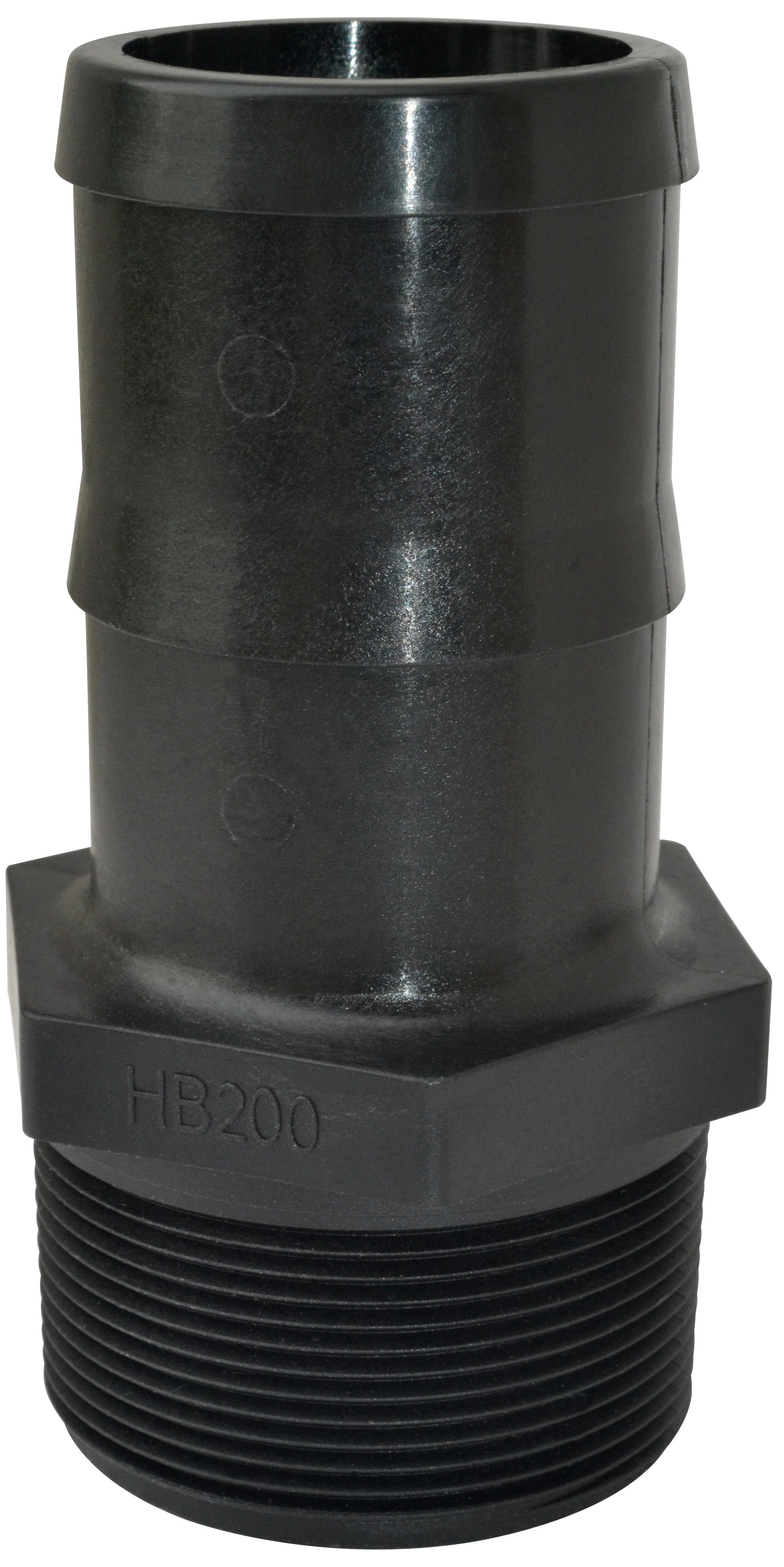HB150125-TM COMBINATION NIPPLE 1 1/2" MALE NPT X 1 1/4" HOSE BARB