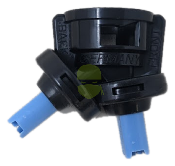 Blended Pulse Dual Fan Nozzles Asymetrical 0.6Gpm 0.3 + 0.3 (Grey) Nozzle Broadcast