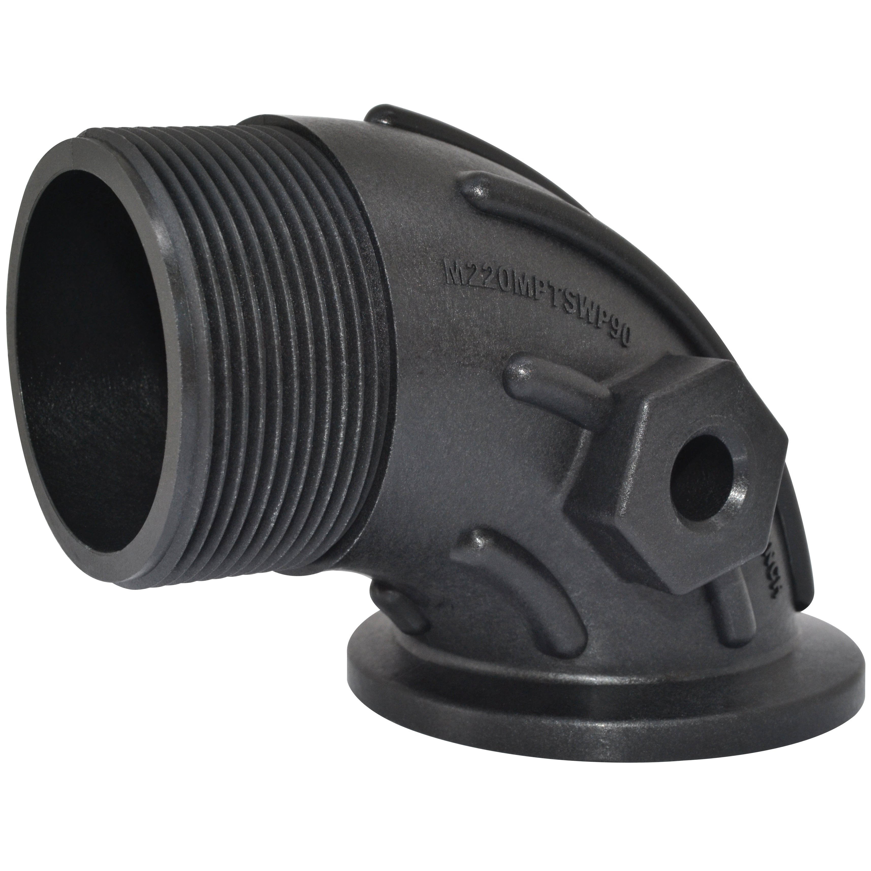 M220MPTSWP90-TM 2" FP FLANGE X 2" MALE NPT; SWEEP