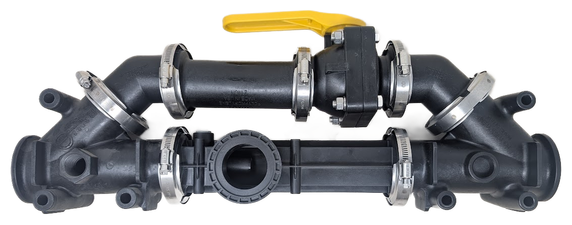 2" Full port Venturi Bypass Assembly Hypro Venturi