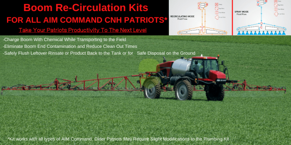 Cnh Patriot Sprayer 120Ft 10-40Series Brs-Boom Recirculation Kit 120 / Tws Systems And Controls