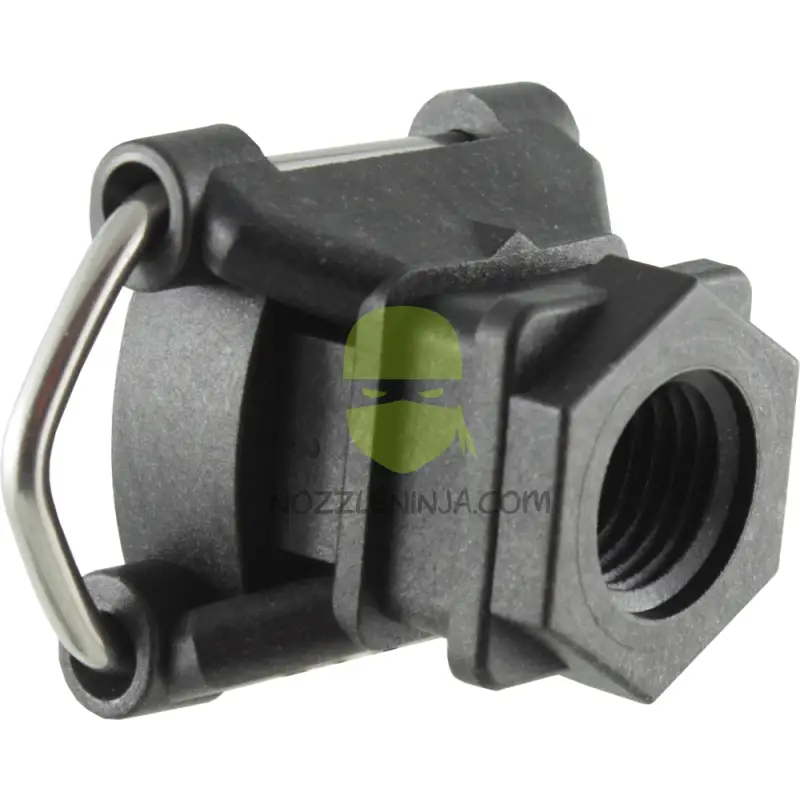 Combo Rate U-Clip(F) Adaptor To 1/4’’ Fpt Thread W 3/4’’ Sq Mt Adapter Fork And Groove Fittings