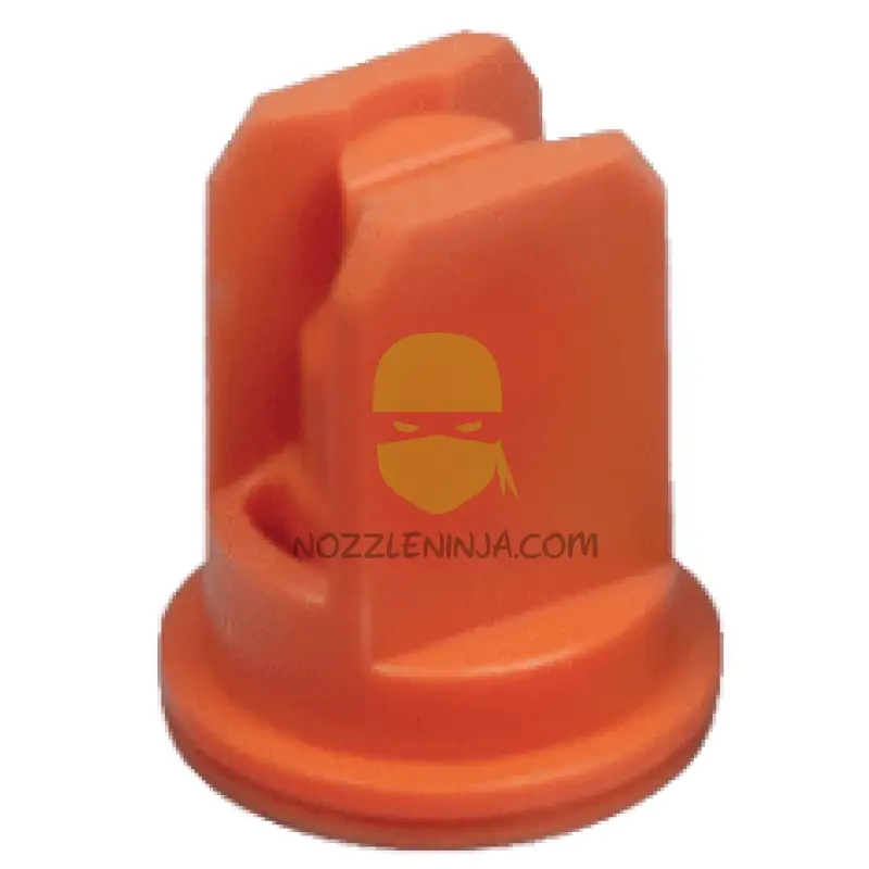 Compact Fan Air Nozzle Orange 0.1Gpm Broadcast