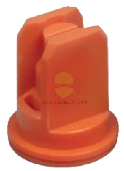 Compact Fan Air Nozzle Orange 0.1Gpm Broadcast