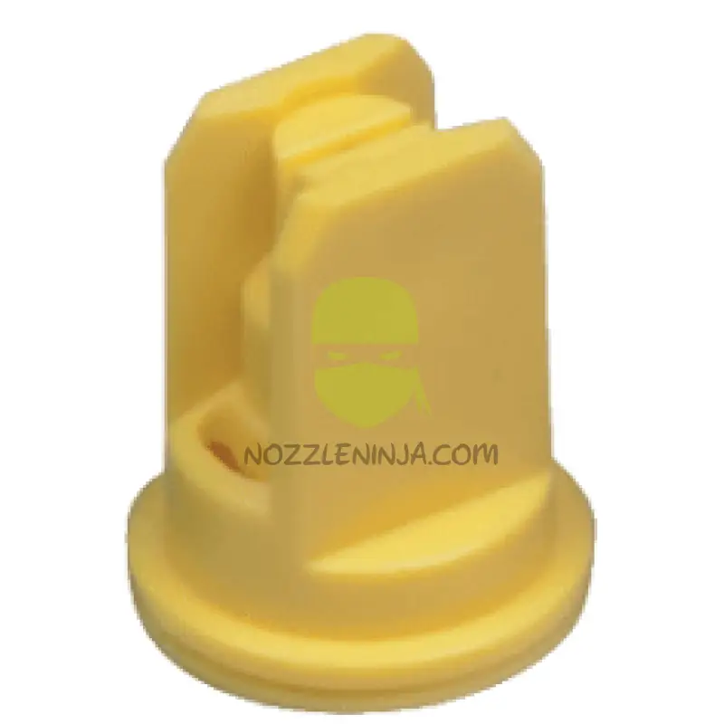 Compact Fan Air Nozzle Yellow 0.2Gpm Broadcast