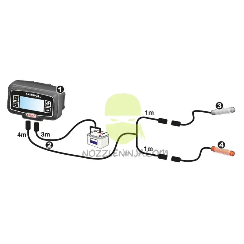 Digital Tank Level System with Visio Display -Single Sensor Cable Systems and Controls