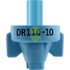 Dr110 Combo-Jet Nozzles By Wilger 1.0Gpm Light Blue Nozzle Broadcast