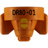 Dr80 Combo-Jet Nozzles By Wilger 0.1Gpm Orange Nozzle Broadcast