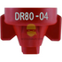 Dr80 Combo-Jet Nozzles By Wilger 0.4Gpm Red Nozzle Broadcast