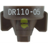 Dr80 Combo-Jet Nozzles By Wilger 0.5Gpm Brown Nozzle Broadcast