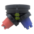 Dual Angle Max 30/50 Wilger Nozzles - DAM110-07 (Non ISO) Blue + Red - Nozzle Broadcast