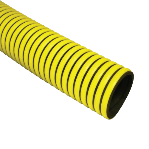 1.0" Fertilizer and Solution Hose Black EPDM Wrapped in Hard Poly Spiral