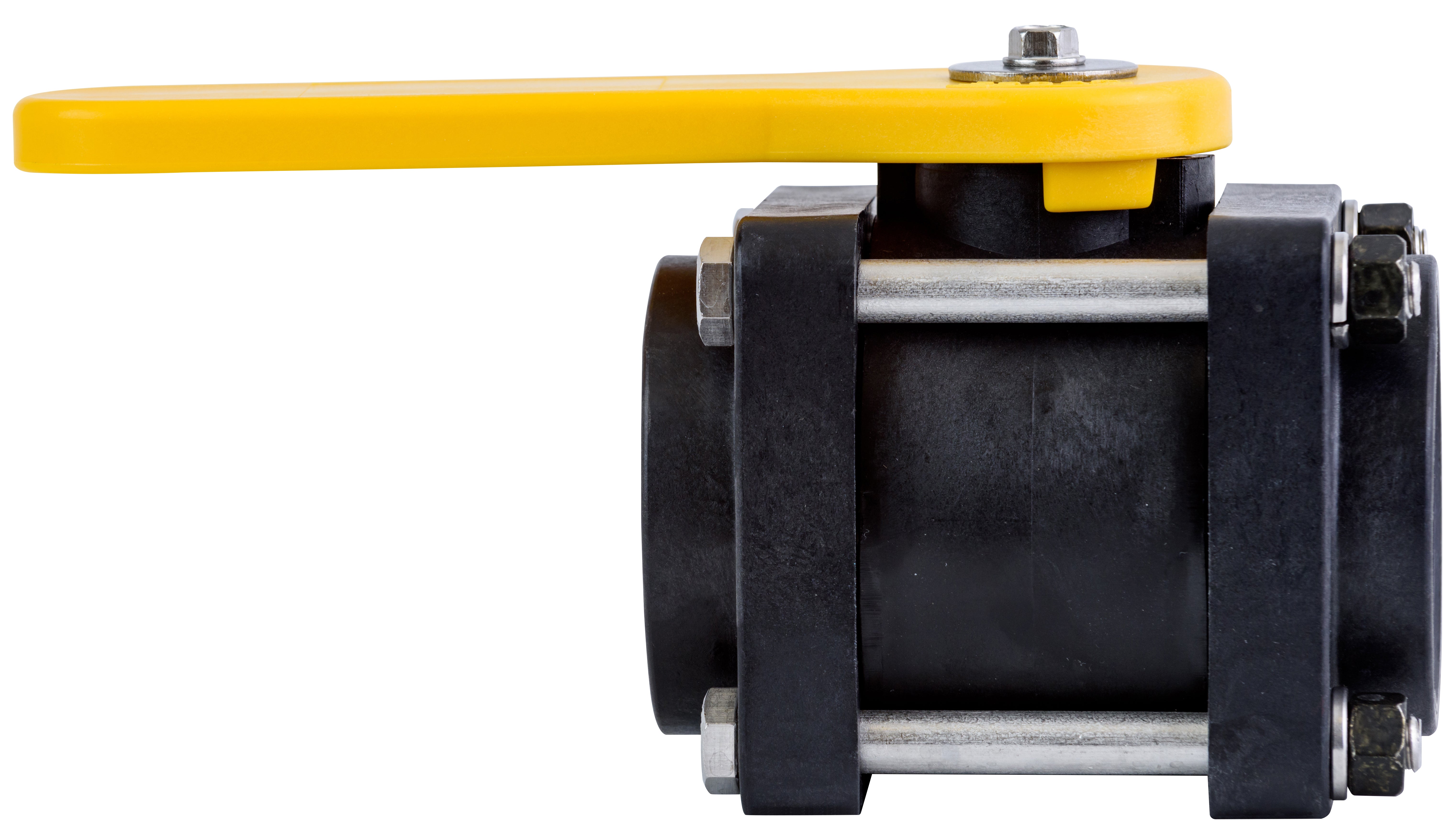 V200Y-TM BALL VALVE 2" STANDARD PORT 4 BOLT W/ YELLOW HANDLE
