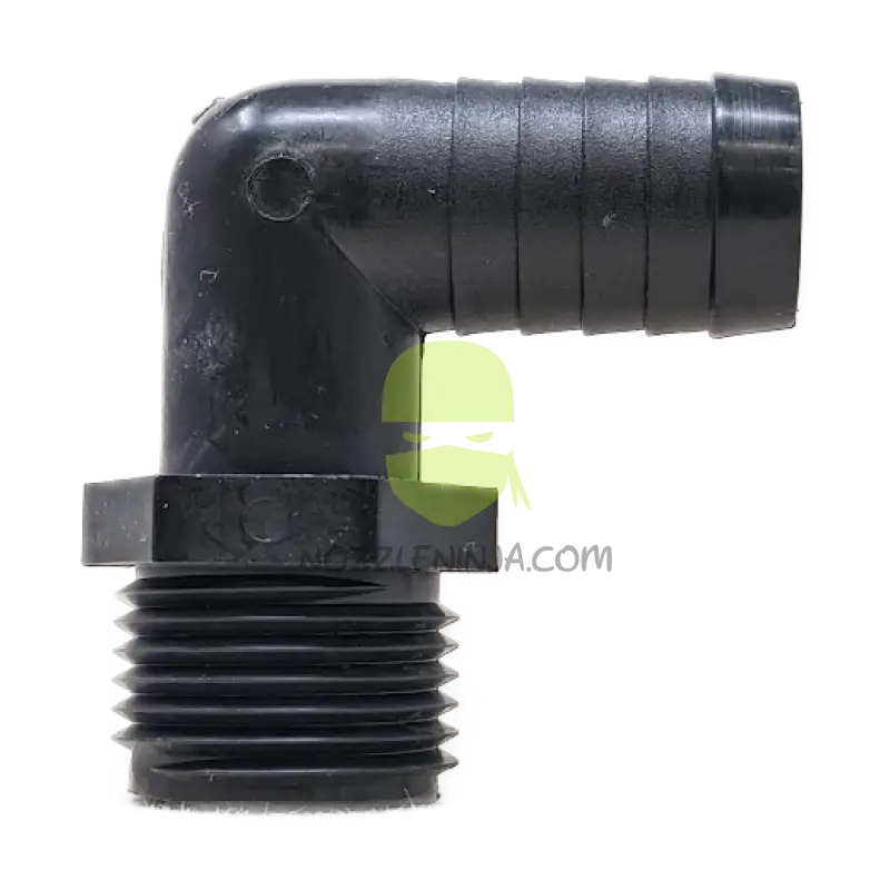 EL3434GP-TM ELBOW 3/4’’ MALE GHT X 3/4’’ HOSE BARB - Threaded Fitting