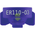 Er110 Combo-Jet Nozzles By Wilger 0.3Gpm Blue Nozzle Broadcast