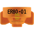 Er80 Combo-Jet Nozzles By Wilger 0.1Gpm Orange Nozzle Broadcast