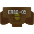 Er80 Combo-Jet Nozzles By Wilger 0.5Gpm Brown Nozzle Broadcast