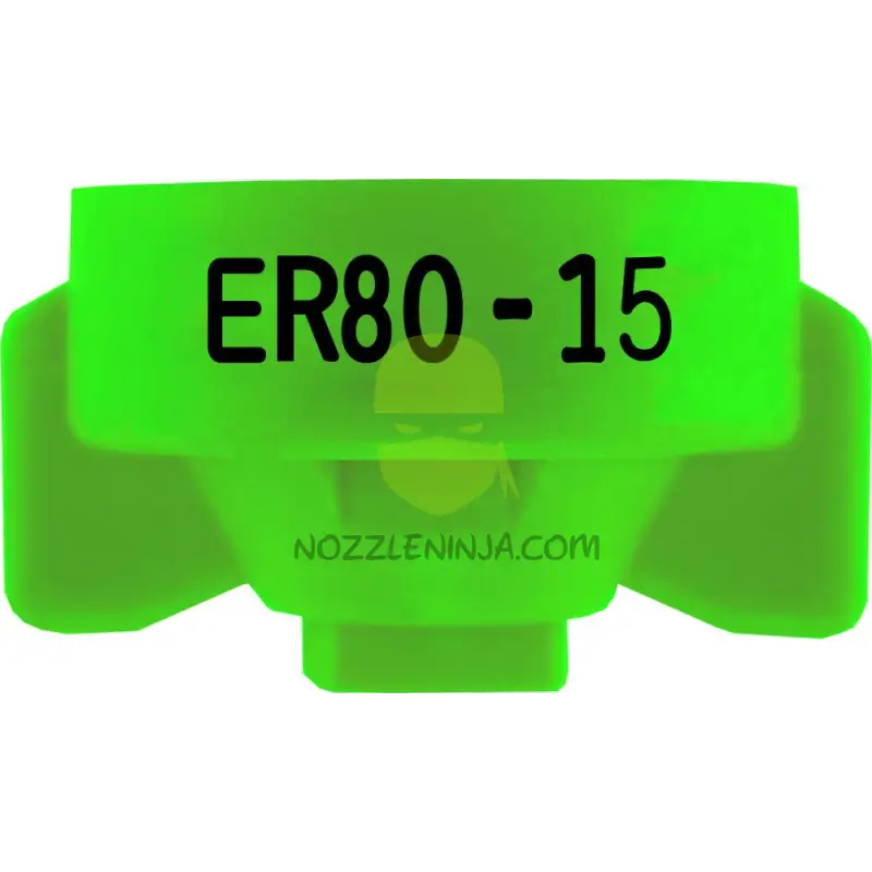 Er80 Combo-Jet Nozzles By Wilger 1.5Gpm Lime Green Nozzle Broadcast