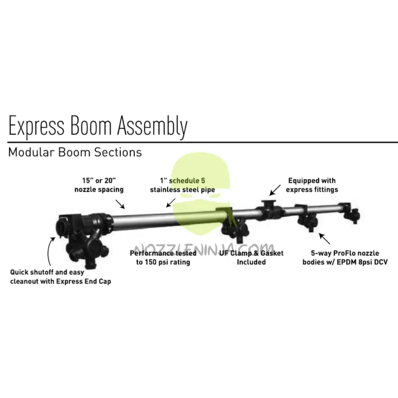 Express Boom Assembly Plumbing