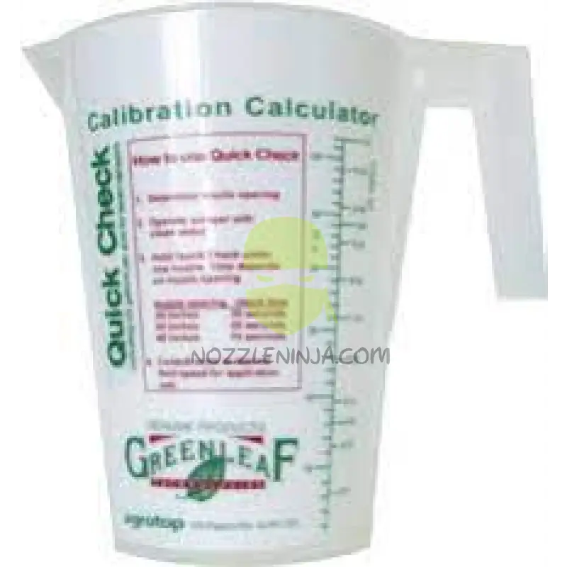 Greenleaf 64oz Calibration Pitcher With Formulas Sprayer Performance