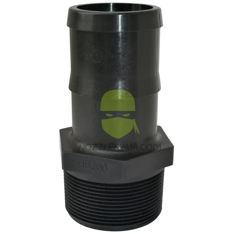 HB150125-TM - COMBINATION NIPPLE 1 1/2’’ MALE NPT X 1 1/4’’ HOSE BARB - Threaded Fitting