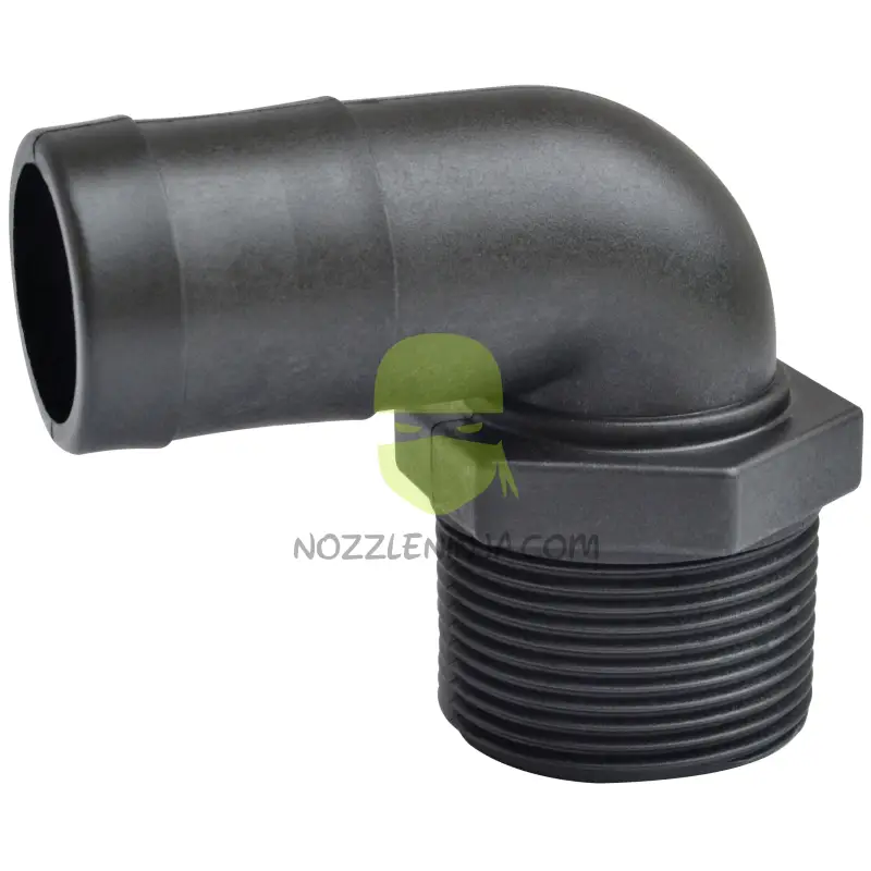 HB15012590-TM ELBOW 1 1/2’’ MALE NPT X 1 1/4’’ HOSE BARB - Threaded Fitting
