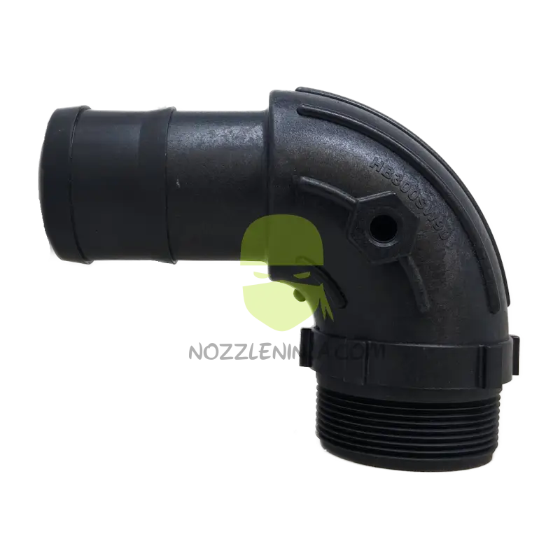 HB300SW90-TM 3’’ MALE NPT X 3’’ HOSE BARB ELBOW Threaded Fitting