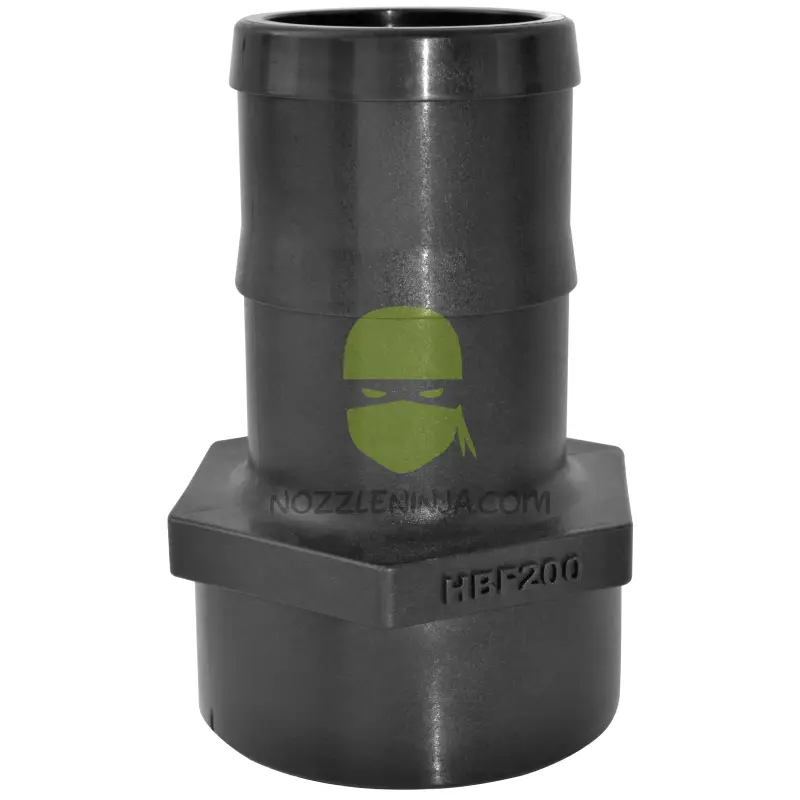 HBF200-TM 2’’ FEMALE NPT X 2’’ HOSE BARB Threaded Fitting