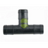 HBT050-075 1/2’’ x 1/2’’ x 3/4’’ HB Tee Poly Threaded Fitting