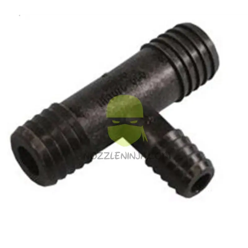 HBT075-050 3/4’’ x 3/4’’ x 1/2’’ HB Tee Poly Threaded Fitting