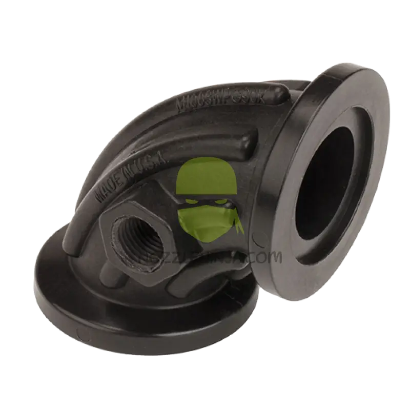 M100SWPG90 Elbow 90° Sweep With 1/4’’ Gauge Port Flange Fittings
