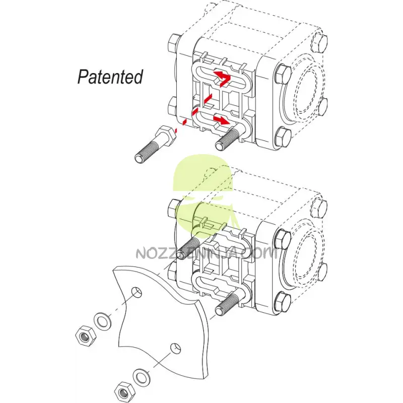 M300 3.0 Inch 3-Way Full Port Bottom Load Bolted Ball Valve On/Off/On Manual Valves Flanged