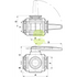 M300 3.0 Inch 3-Way Full Port Side Load Bolted Ball Valve On/Mix/On Manual Valves Flanged