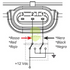 M300 Flange 3-Way Bottom Load Electric Ball Valve Superseal 3-Wire Position Indicator On/On Valves