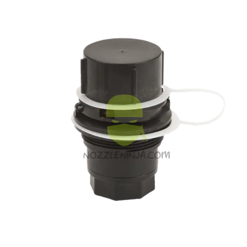 Male Dry Poppet Coupler with 2’’ Male Threaded Body and 1’’ FPT Inlet Plumbing