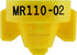 Mr110 Combo-Jet By Wilger 0.2Gpm Yellow Nozzle Broadcast