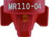 Mr110 Combo-Jet By Wilger 0.4Gpm Red Nozzle Broadcast