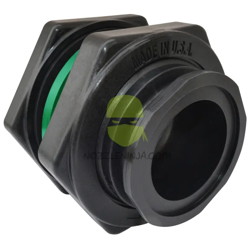 MTF220V-TM MANIFOLD BULKHEAD FITTING 2’’ FLANGE FP X 2’’ FEMALE NPT W/ VITON Tank Accessory