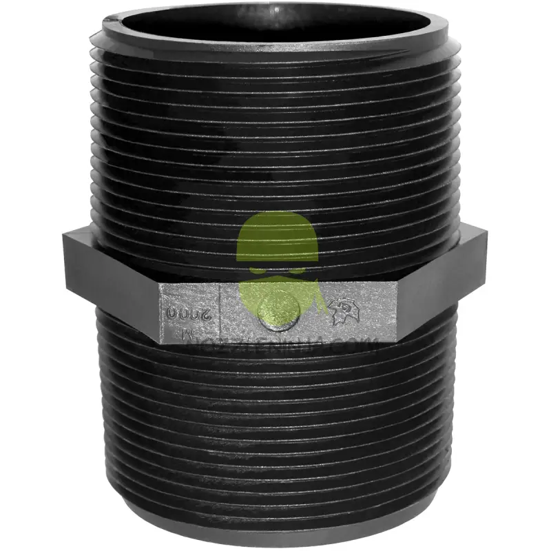 NIP100SH-TM NIPPLE 1’’ MALE NPT X 1’’ MALE NPT Threaded Fitting