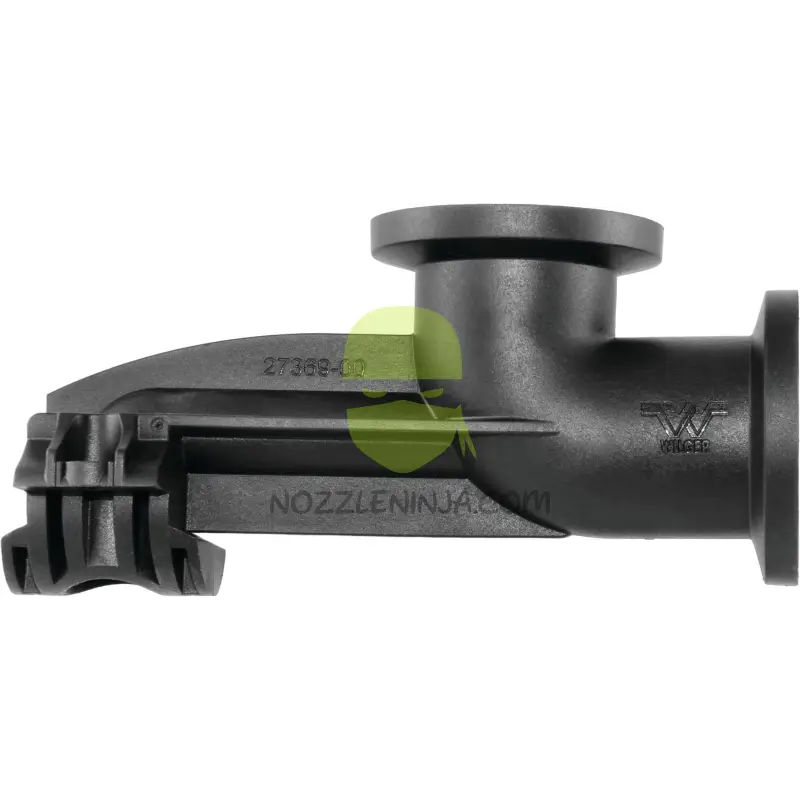 QF100 Offset Elbow 90 with INTEGRAL EXTERNAL REACH CLAMP 21/32’’ OUTLET Nozzle Accessory