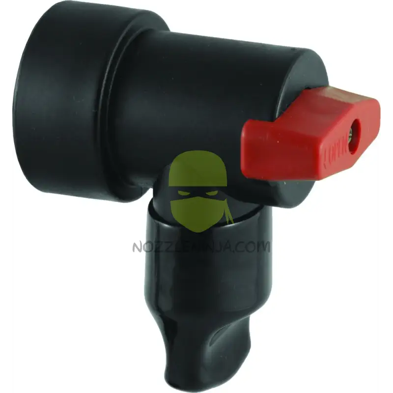 Qn Boom-End Flush Valve - 1’’ Sst Female Thread Viton Seals Short Handle Quick Nut Fitting