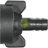 Radialock Hose Barb Cap 3/8’’ Black Nozzle Accessory